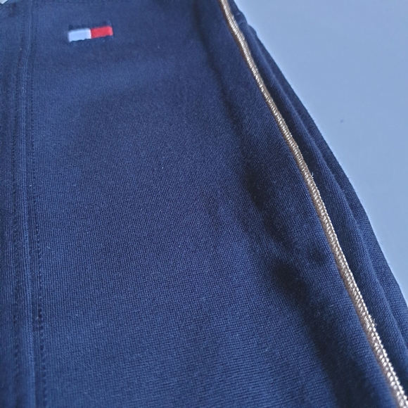 Tommy Hilfiger Sport Piped Leggings Dark Navy Blue Sz XS - Picture 5 of 9